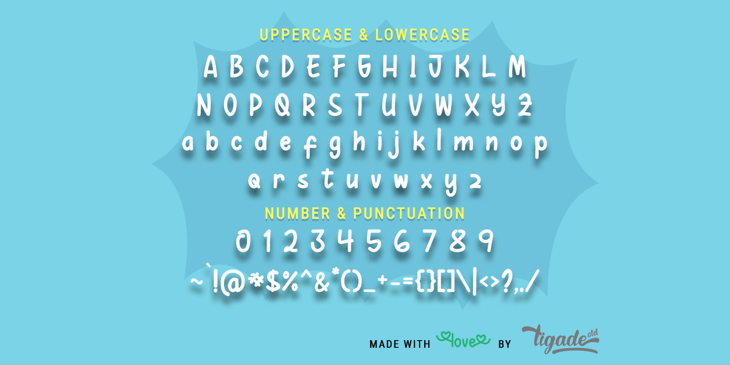 Example font Laillaland #5
